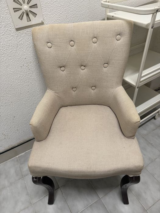 Cadeirão  4 uni. Bege