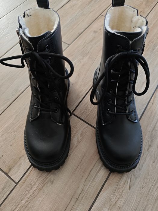 Trapery botki damskie 39/40 nowe