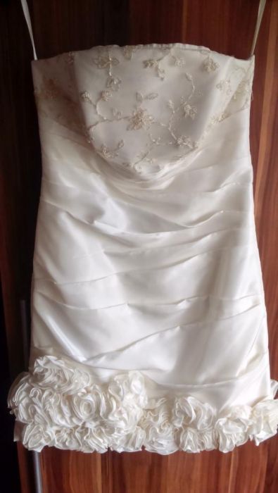 suknia wizytowa, ślubna, poślubna R.38