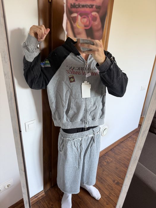 зипка худи зип худи PROTOCOL INDEX grey zip project gr acne studios balenciaga rick owens