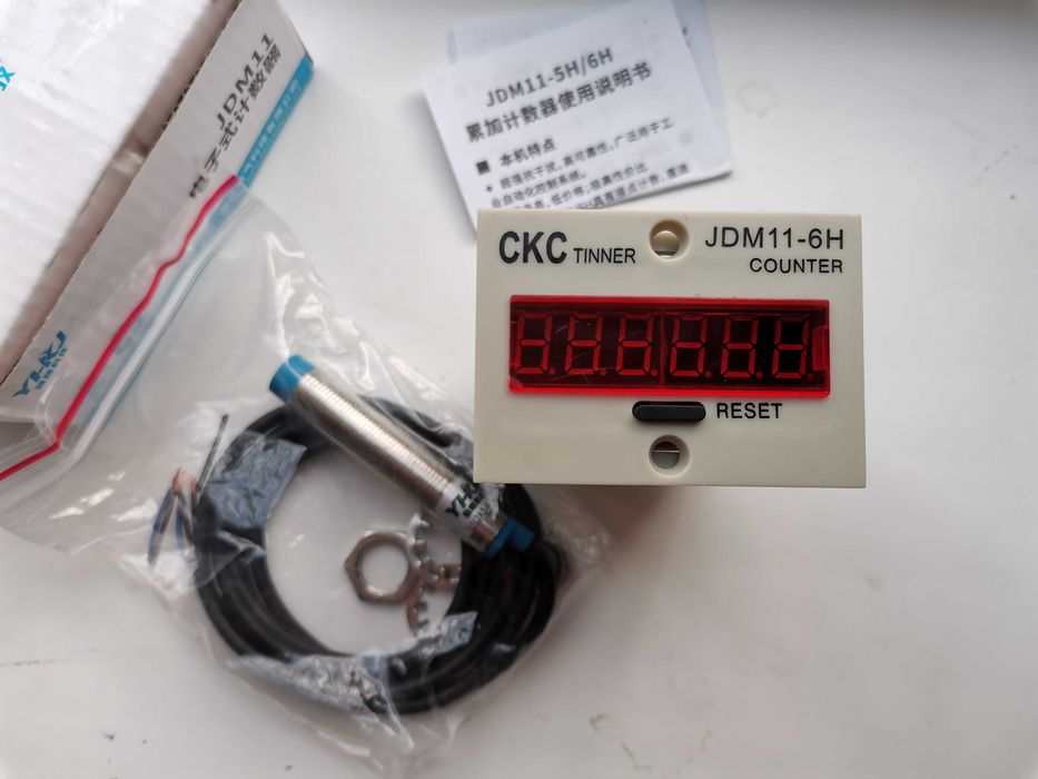Лічильник електронний JDM11-6H/220В з індуктивним датчиком LJ12A3-4-Z