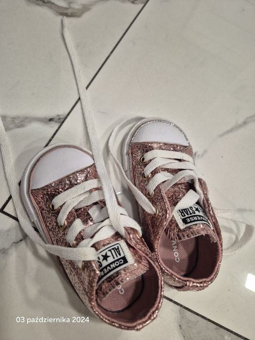 Converse 21 trampki brokatowe