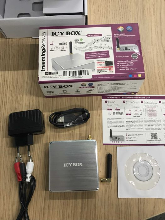 Odbiornik, streamer muzyki IcyBox