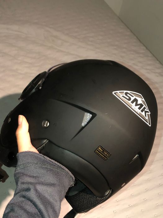 Capacete SMK seminovo usados 2 vezes
