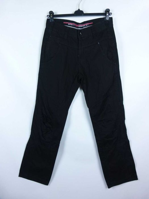 Blue Inc proste spodnie bawełna / 30R - S