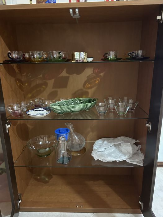 Cristaleira madeira carvalho