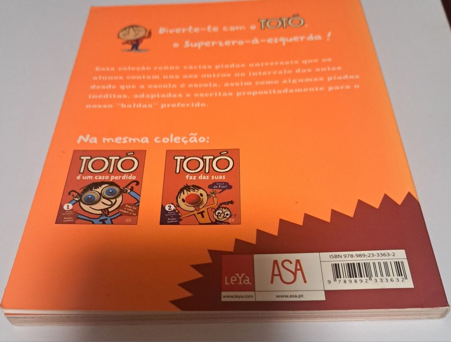 Este livro é o primeiro volume da coleção "Totó", intitulado "É um caso perdido", escrito por Franck Girard e