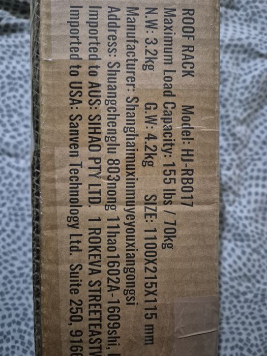 Barras de Tejadilho universais