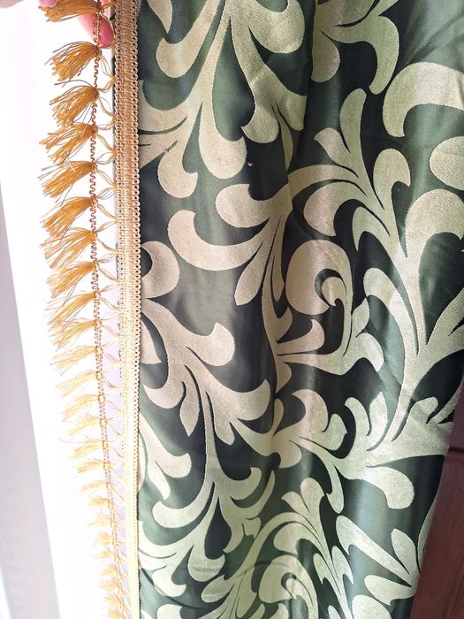 Штори зелені хорошої якості