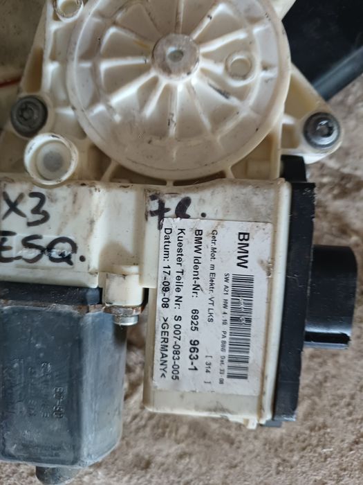 Elevador vidro frente esquerdo bmw x3