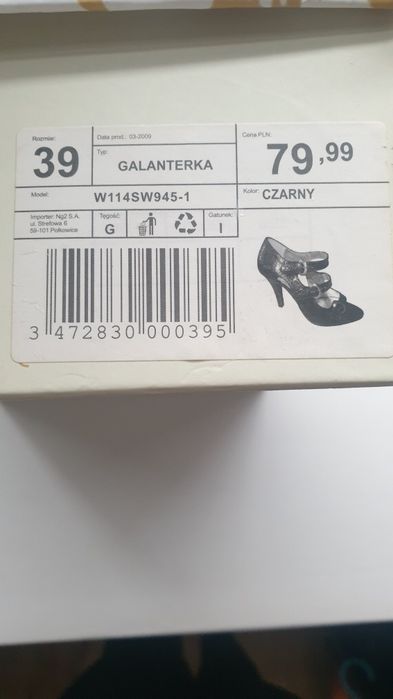 Buty na obcasie czarne