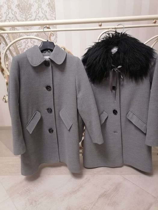 Утеплені кашемірові пальто