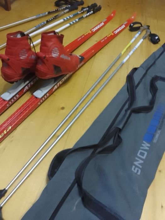 Горные лыжи Atomic Beta,ботинки 39-40р.Чехол.