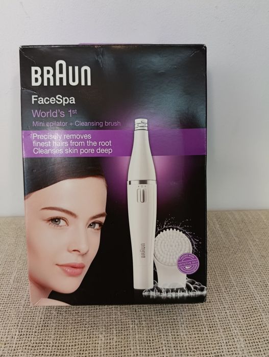 Braun Depilator do Twarzy + Szczoteczka Braun FaceSpa 810-  nowy
