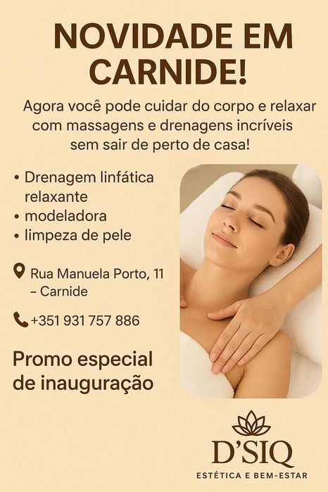 A  massagem que estás precisando, agora pertinho de si .