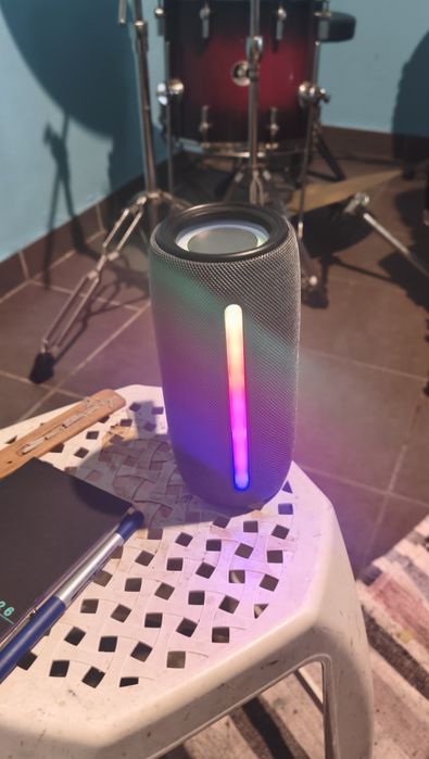 Coluna 360* com luzes