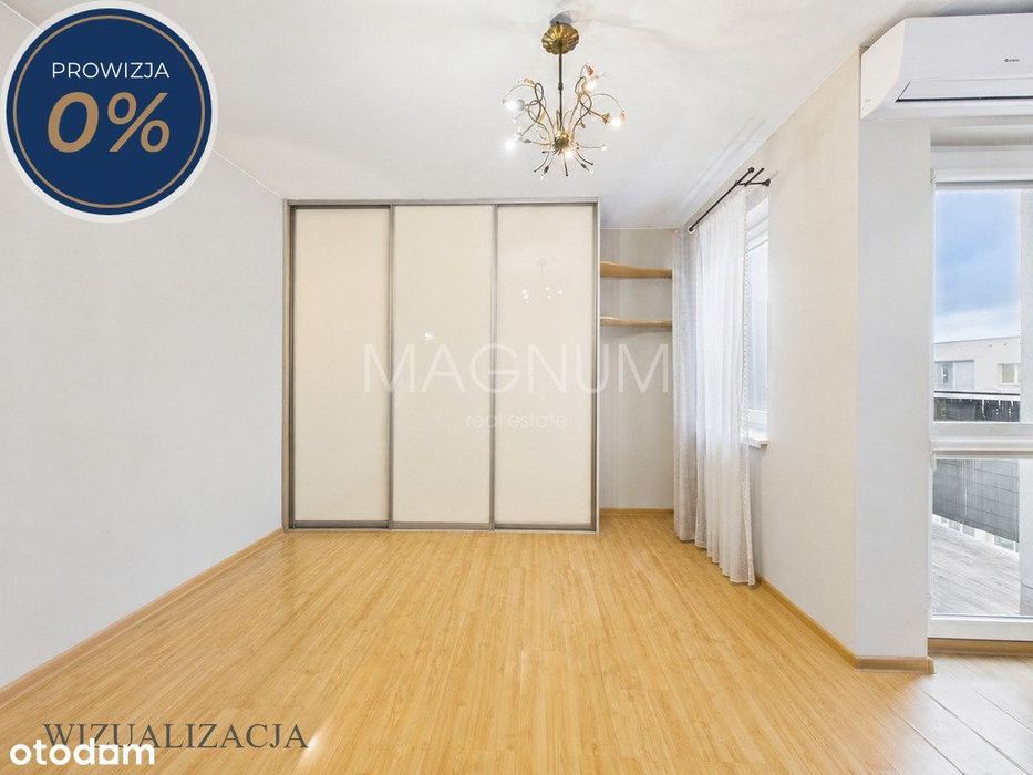 Kawalerka 35,8 m² z możliwością wydzielenia 2 pok.