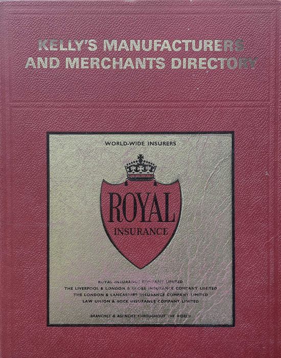 Diretório "Kelly's Directory of Manufacturers and Merchants" 1968
