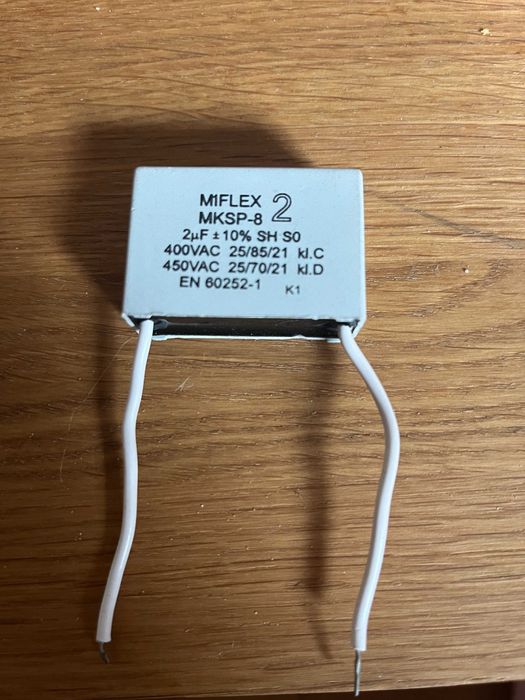 Kondensator Silnikowy Milflex MKSP-8