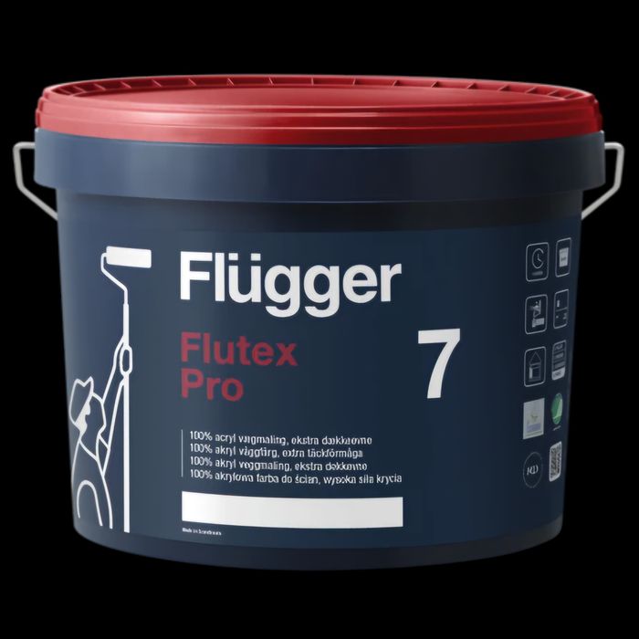 Flugger Flutex Pro 7 10l. farba biała akrylowa