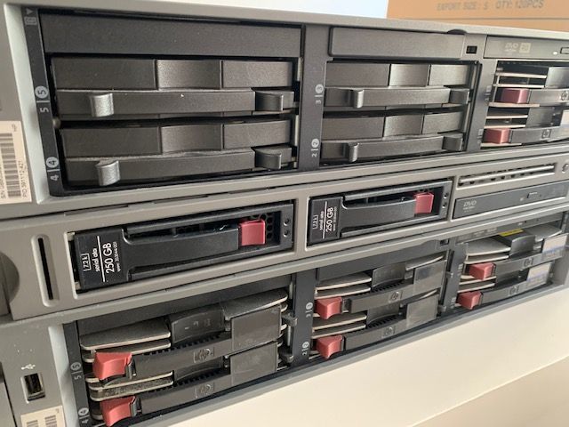3 Servidores HP Proliant