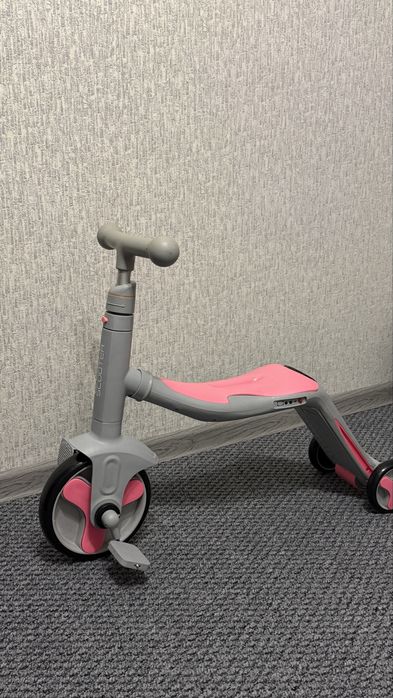 Музичний дитячий самокат-трансформер 3-в-1