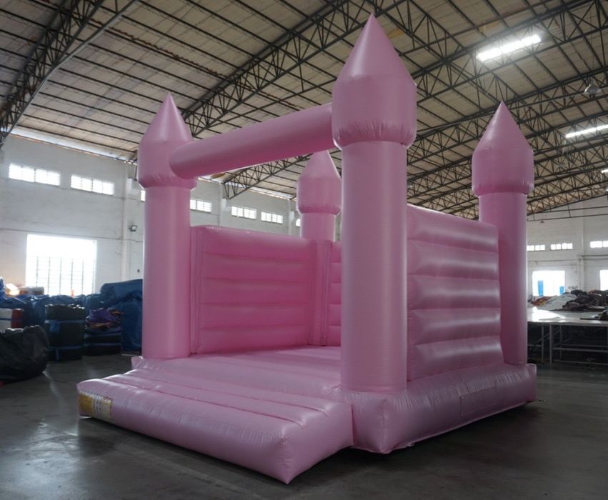Insuflável castelo rosa - PVC - NOVO