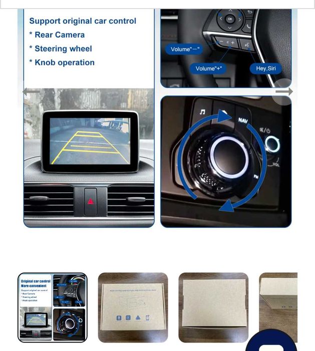 Mazda Carplay и Android Auto, OEM-концентратор TK78-66-9U0C