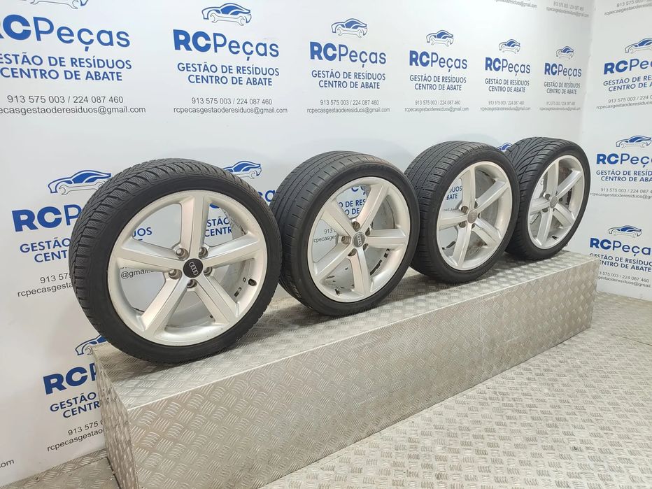 Conjunto Jantes Ronal 18 Originais Audi A4 B8 S-Line S Line 8J ET46