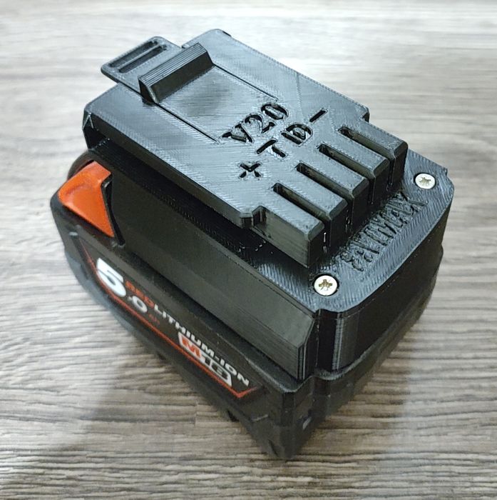 Adapter Stanley Fatmax V20 na baterie Milwaukee M18