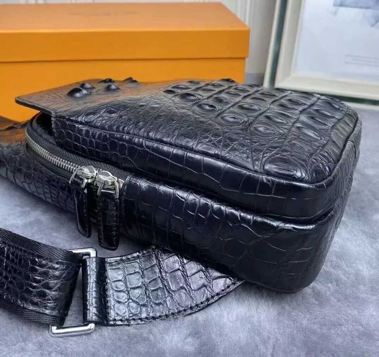 Бананка із крокодилової шкіри - ручна робота