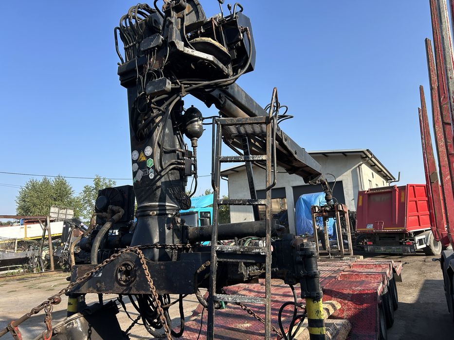 Hiab 140k dzwig zuraw budowlany chwytak do palet