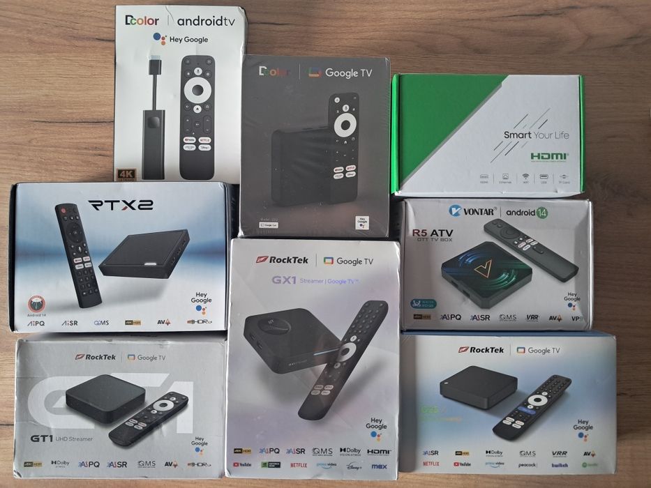 Смарт ТВ бокс Rocktek G2S и другие