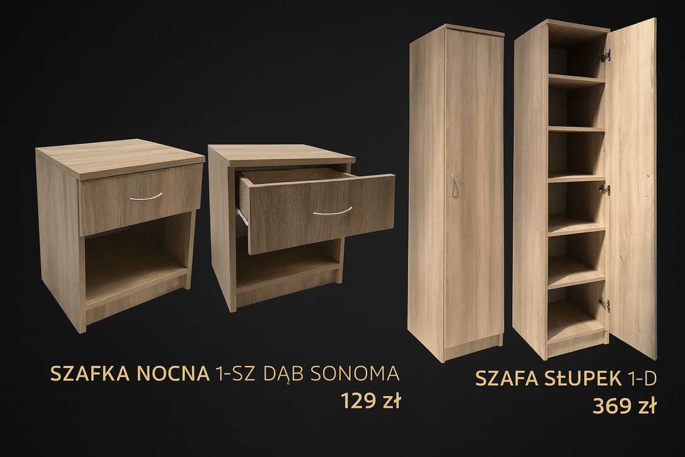 Łóżko + Materac  80x200 90x200  Tapczan Szafa szafka komoda