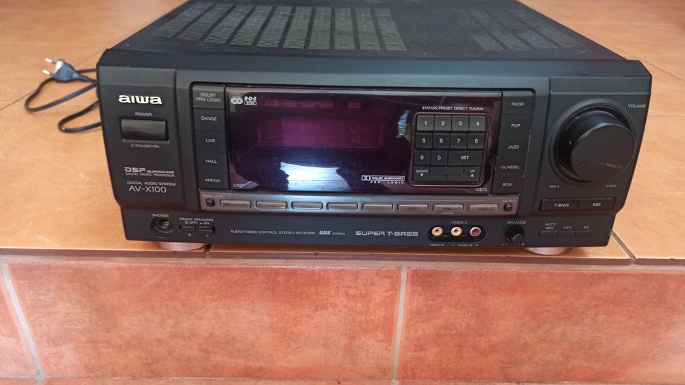 Amplituner AIWA AV-X100 - całkiem mocny