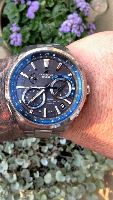 Zegarek Casio Oceanus G1000 Full Set JDM GPS Tytan Szafir