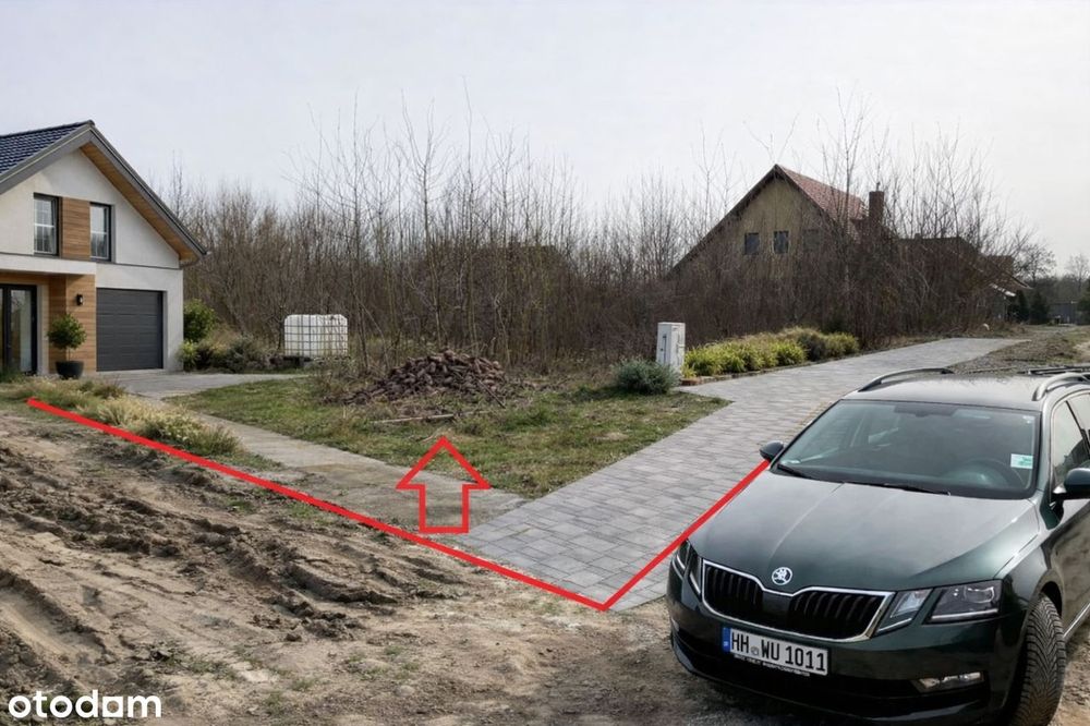 Działka 974,98 m² pod dom jednorodzinny – media – Jagatowo bli. Gdańska - Widok 3