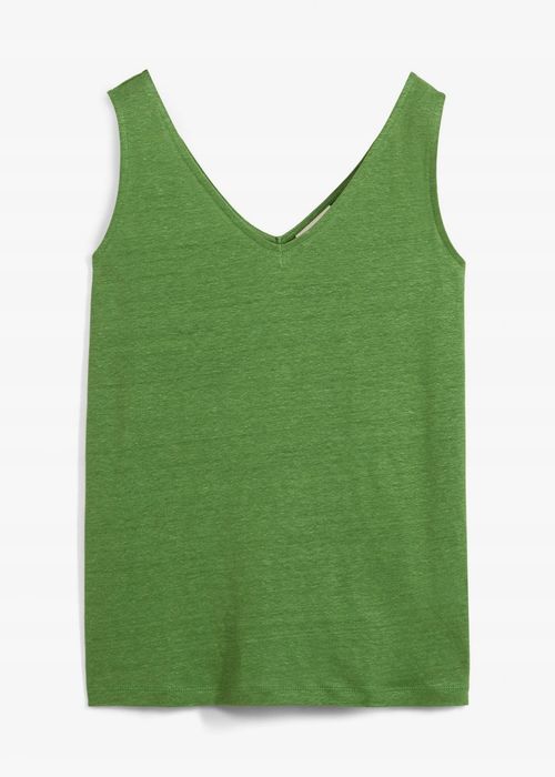 B.P.C top lniany w serek zielony 44/46.