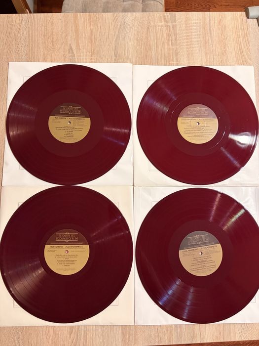 Armstrong Eldridge Jazz Masterpieces USA NM BOX 4LP 1Press RED winyl