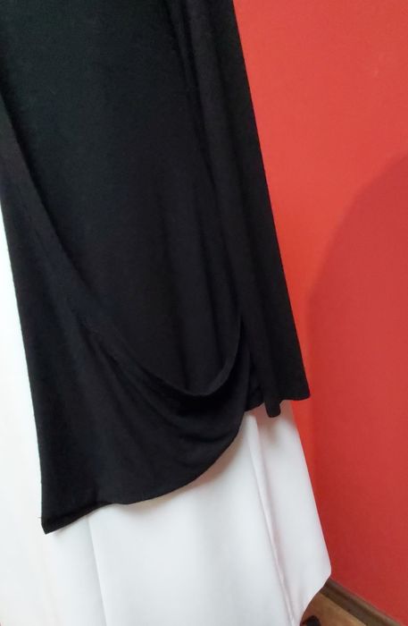 Kardigan czarny z viskozy