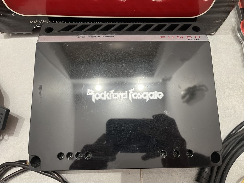 Wzmacniacz samochodowy Rockford Fosgate Punch P200-2 zestaw