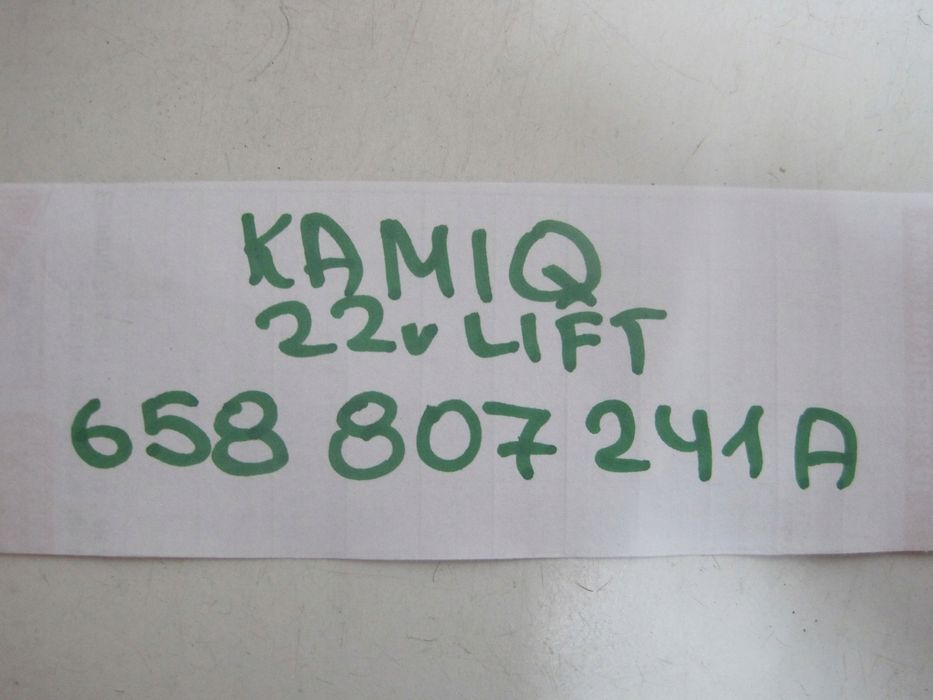 Zaślepka Zderzaka Skoda Kamiq 22R Lift 658807241A