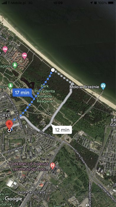 Apartament nad morzem blisko plaży dla 2-3 osob z miejscem parkingowym