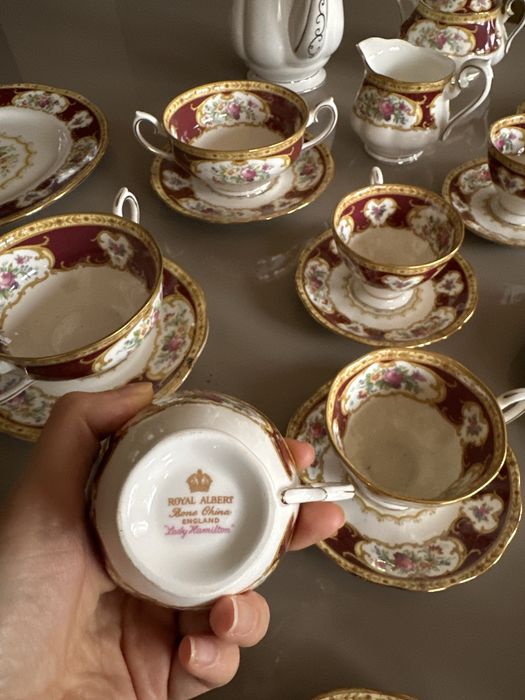 Serviço de Chá Royal Albert Lady Hamilton