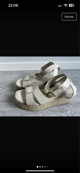 Sandalias Zara, tamanho 37