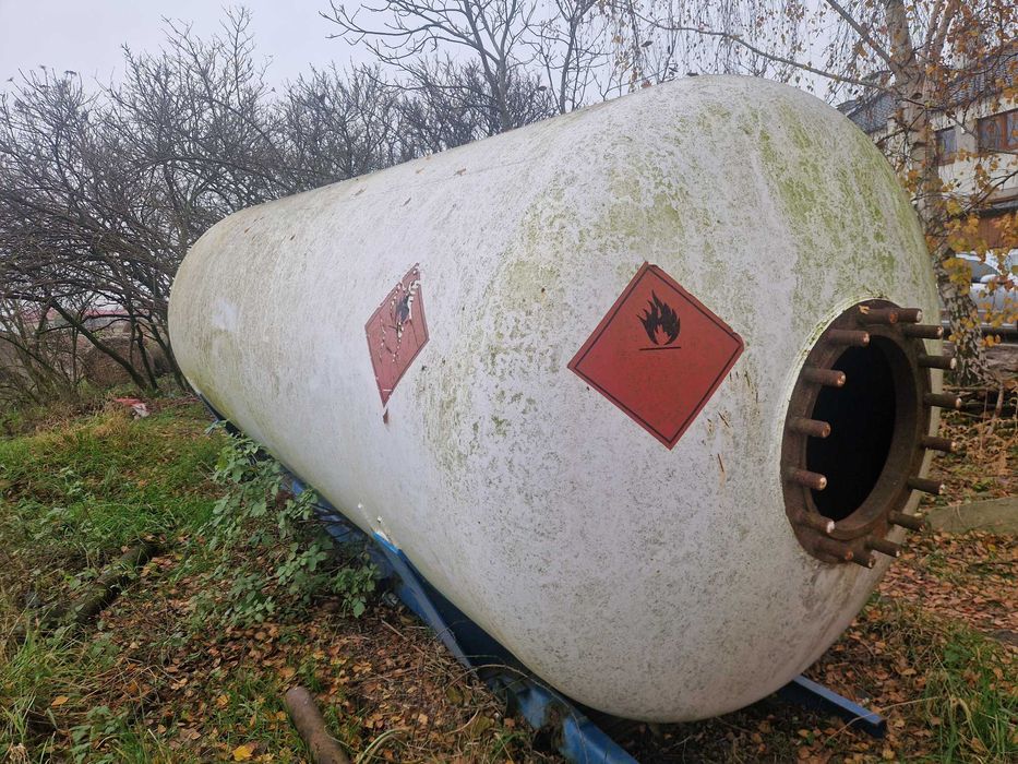 Zbiornik po gazie 12m³ – solidny, z grubej blachy