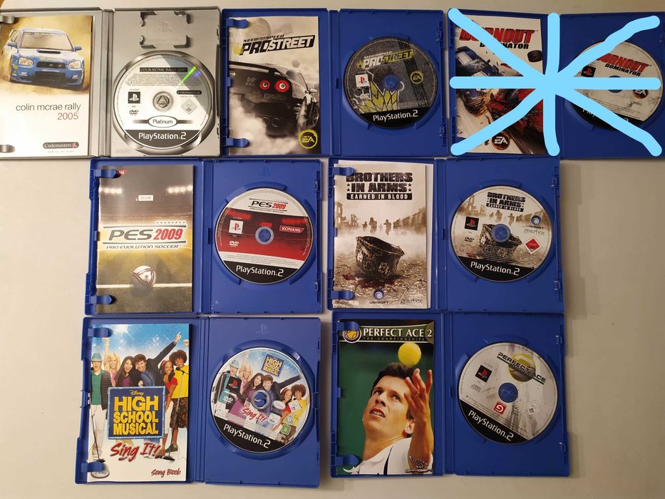 Jogos PS2 com manuais