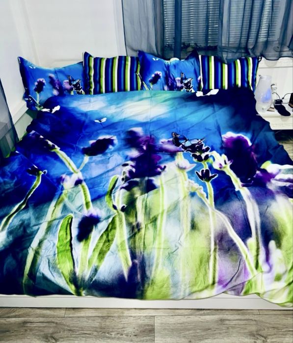 Новое в коробке сатин  Постельное Турция двуспальное евро LE VELE