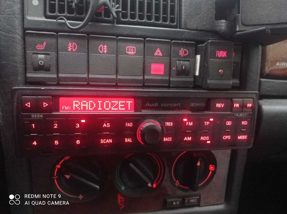 Radio audi concert Panasonic 22cm a3 a4 a6