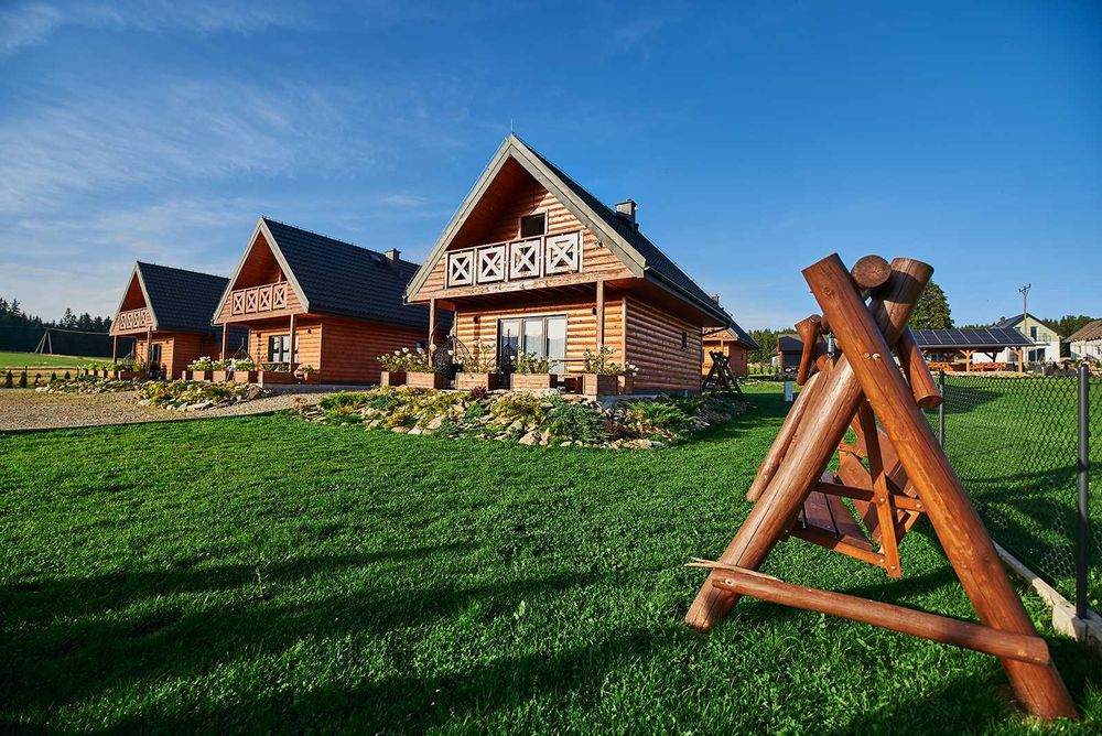 Domek domki w górach Lasówka Zieleniec Góry Sudety nocleg wakacje  SPA